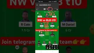 nw vs  blb dream11 prediction .nw vs  blb dream11 team . NW vs bln spice isle t10 dream11 team today