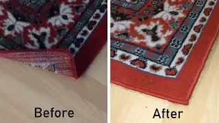 How to Fix a Rolled Up Corner of your Carpet