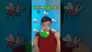 🌙🦟 Buzz Buzz! How Many Mosquitoes? #kids #learn