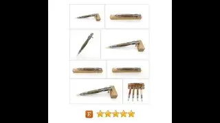 Handcrafted Gun Metal Bolt Action Pen featuring Woodland