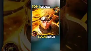 ✅ TOP 1 GLOBAL LUCAS BUILD AND EMBLEM | LUCAS BEST BUILD AND EMBLEM 2025 #mobalegend #lucas