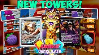 Beating NEW Tremor & Darkness Tower In Anime Card Clash Update!