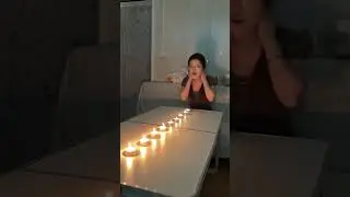 It s time to test your lung capacity #Sisters Daily Life#Blow out the Candles Challenge#Fu