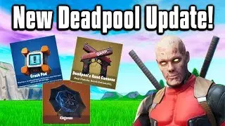 NEW Fortnite DEADPOOL FREE SKIN UPDATE + DEADPOOL&rsquo;S HAND CANNONS! + KINGSMAN UMBRELLA!!!