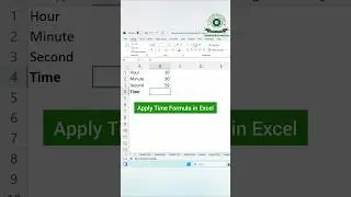 ⏱️ Apply Time Formula in Excel like a Pro! #ExcelTips #MicrosoftExcel #TimeCalculation