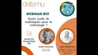 Webinar #21 - Quels outils de statistiques pour la métrologie ?