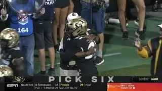 Colorado DB Shilo Sanders 80 yard PICK SIX vs Colorado State