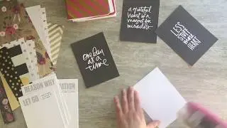 One Little Word 2018 Set up - Cheryl