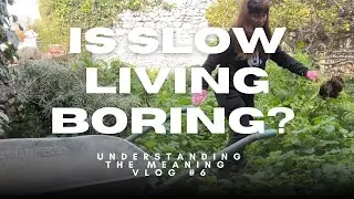 What is slow living, is it boring ? | Some January gardening tasks | terracotta pot makeover.