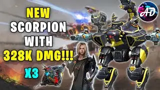 NEW 3X OVERDRIVE SCORPION STORM GUST +80% DMG Wreaking Havoc - War Robots MK2 WR Gameplay