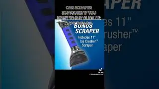 CAR SCRAPER If you want to buy link in the comment #car #winter #snow #shortvideo