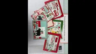 Sunday Share-A-Card (or 7) Ep: 18  Stampin' UP! North Pole Delivery Designer Paper