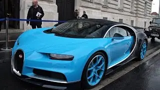 Bugatti Chiron Sound - Cold Start, Revs & loading into truck