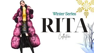 Realistic Winter Fashion Sketch ASMR ❄️ Pink Fur Coat Look | Luxury Couture