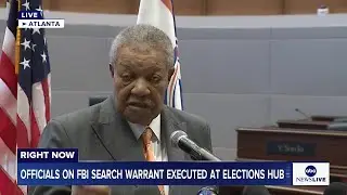 LIVE: Fulton County officials give update on FBI search warrant served at elections hub