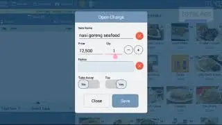 Demo Program - Cara Transaksi menu Open Item - Laris POS