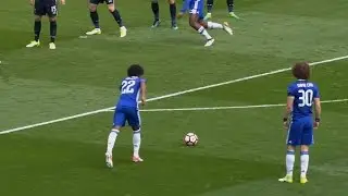 William Free Kick Goal vs Tottenham FA Cup 22 04 2017 HD