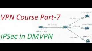 VPN Course Part-7 || IPSEC Configuration in DMVPN || [TAMIL]