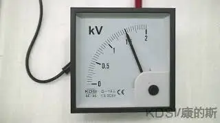 KDSI Taiwan technology BE-96 DC5V 2KV DC voltage panel meter video