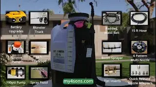 CUSTOMIZE YOUR M4 BATTERY POWERED SPRAYER (MY4SONS.COM)