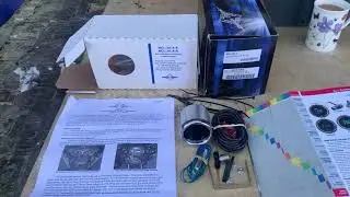 Harley Touring Dakota LED Air PSI pressure gauge MCL-3K-A Bagger PSI Blue @CustomCruisersLimited