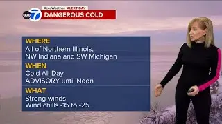 ABC7 AccuWeather Forecast: Arctic blast bring dangerous temps to Chicago area
