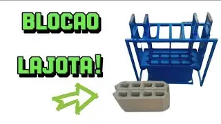 blocao lajota de concreto celular - forma ergonomica manual lajota bovedilha