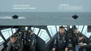 North Channel Sea Testing - Artemis EF-12 Workboat