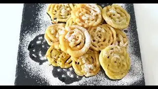 Mehl und Wasser, den Teig nicht ber&uuml;hren! nur zwei Zutaten Dessert