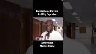 Entrevista com o Mestre Guin&eacute; na Assembleia Legislativa de Minas Gerais . #capoeira #capoeirista
