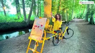 Europe&rsquo;s Artists&rsquo; Trail 2024 Anja M.Fraedrich and Bad Mondorf Elisabeth H. Am Klouschter Atelier