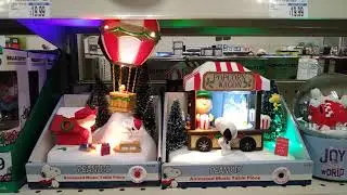 Peanuts Animated Hot Air Ballon And Popcorn Wagon Scene