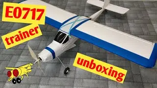 E0717 1030mm RC Airplane Unboxing