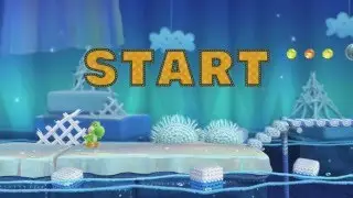 Yoshi's Woolly World ~ World 5-2: Frozen Solid and Chilled (Collectables Guide)