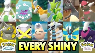 EVERY SHINY POKEMON in Pokemon Brilliant Diamond and Pokemon Shining Pearl!