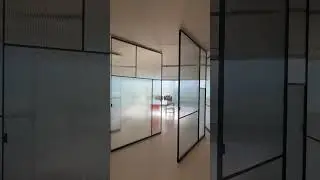 Amazing pivot doors by Glas Italia, represented in our showroom on ibiza #casamaaibiza #ibizadesign