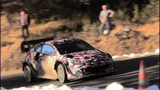 Test Rallye Monte Carlo 2022 - Kalle Rovanpera - Yaris Rally1 [HD]