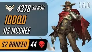 IDDQD as McCree & Mei in Numbani [Grand Master - 44 eliminations - Top 500 - Rank 30]