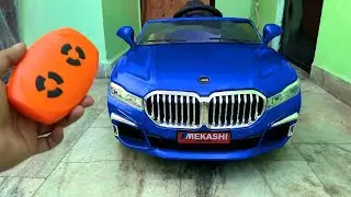 RC BMW CAR Unboxing, Fitting & Testing | Remote Control Ride on Bmw Car 🔥🔥