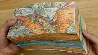 I Drew the HARDEST Avatar Scene! 😱 Toruk Makto Flipbook