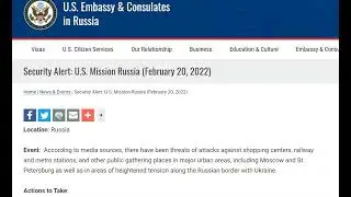 Security Alert: U.S. Mission Russia (February 20, 2022)