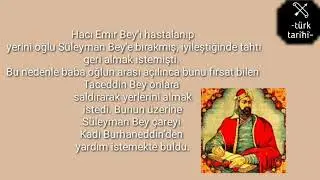 TACETTİNOĞULLARI BEYLİĞİ (1303-1315)