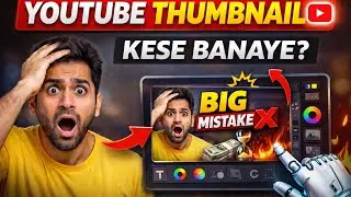 Thumbnail Aisa Banaye ki Sab Click Karein! | Sirf do minut mein| YouTube Thumbnail Tutorial 2026