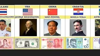 Comparison: People's On Currency Notes Pictures From Different Countries