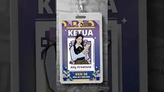 dorrr, template baru ID CARD KKN desain canva #idcard #desain #canva #template #kkn