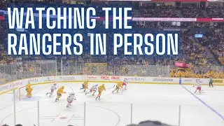 Watching the Rangers play In Nashville | Hockey Game Vlog