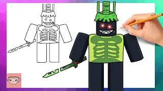 Как нарисовать 1x1x1x1 из Forsaken | Украсть мозгорот | Простой урок рисования