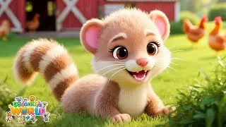 Funny Farm Chase Kids Song &ndash; Brave Rooster vs Sneaky Weasel!