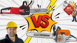 Milwaukee Electric Chainsaw vs Stihl Petrol | Milwaukee vs STIHL | Chainsaw Review 2022