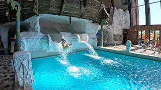 Isbrekker WaterSlide at Rulantica WaterPark, Europa Park, Germany